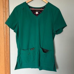 Koi scrub top